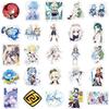 50pcs Genshin Impact Waterproof Stickers Reusable Adhesive Decoration