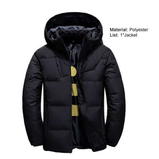 Winter Down Coat Extra Thick Highly Warm Padded Casual Male Jacket for Outdoor