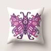 Colorful Butterfly Insect Printed Pattern Cushion Cover for Home Bedroom Living Room Car Sofa Decorative Pillowcase