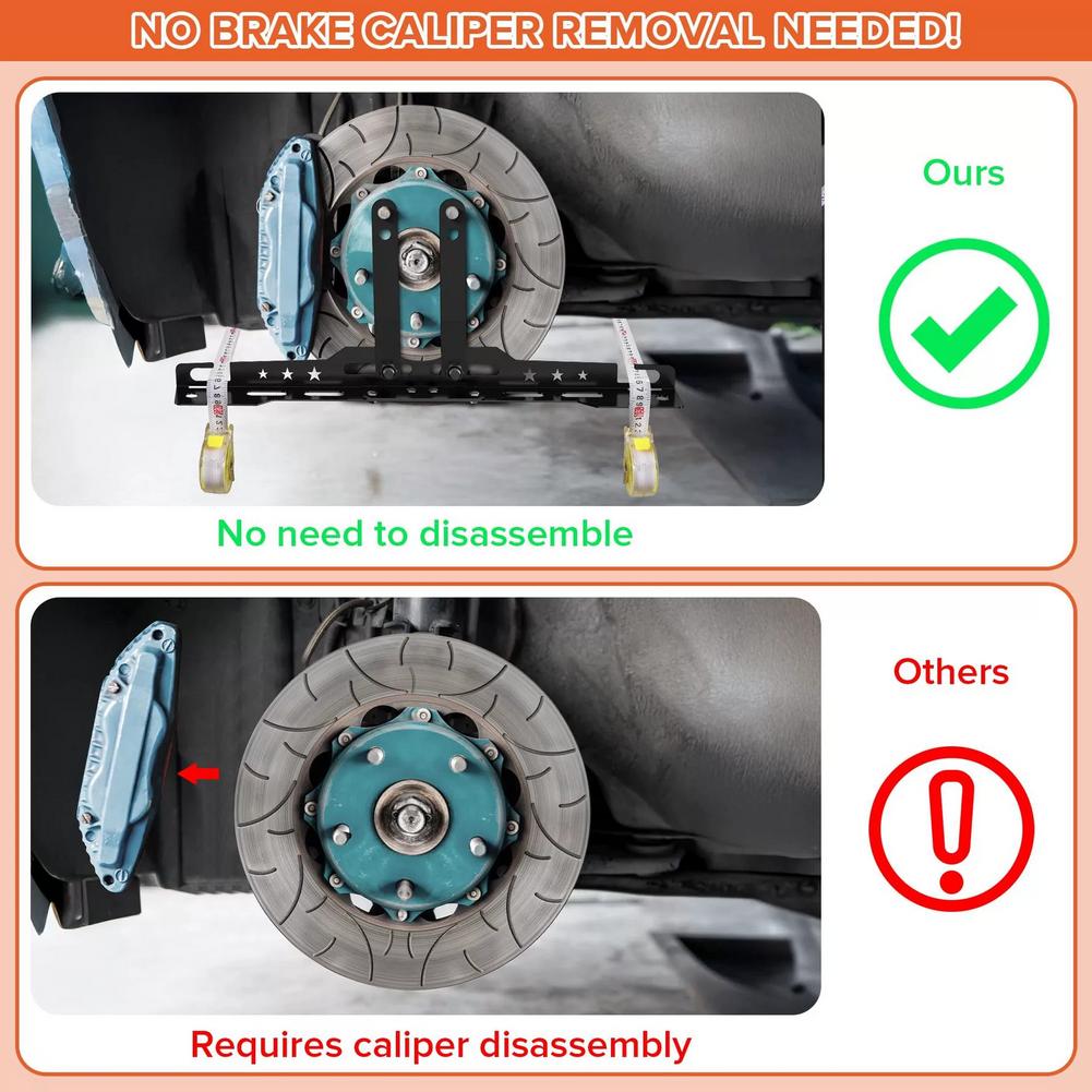 Car Toe Alignment Tool For Jeeps Trucks SUV Car Toe Alignment Tool Heavy Duty Wheel Alignment Tool Kit  1 Set