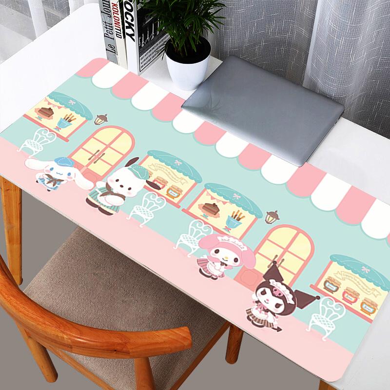Kuromi Mouse Pads durable New Anime Gamer New Keyboard Desk Mouse Mat Carpet Rubber Tapis Souris Gaming Notbook Mousepad