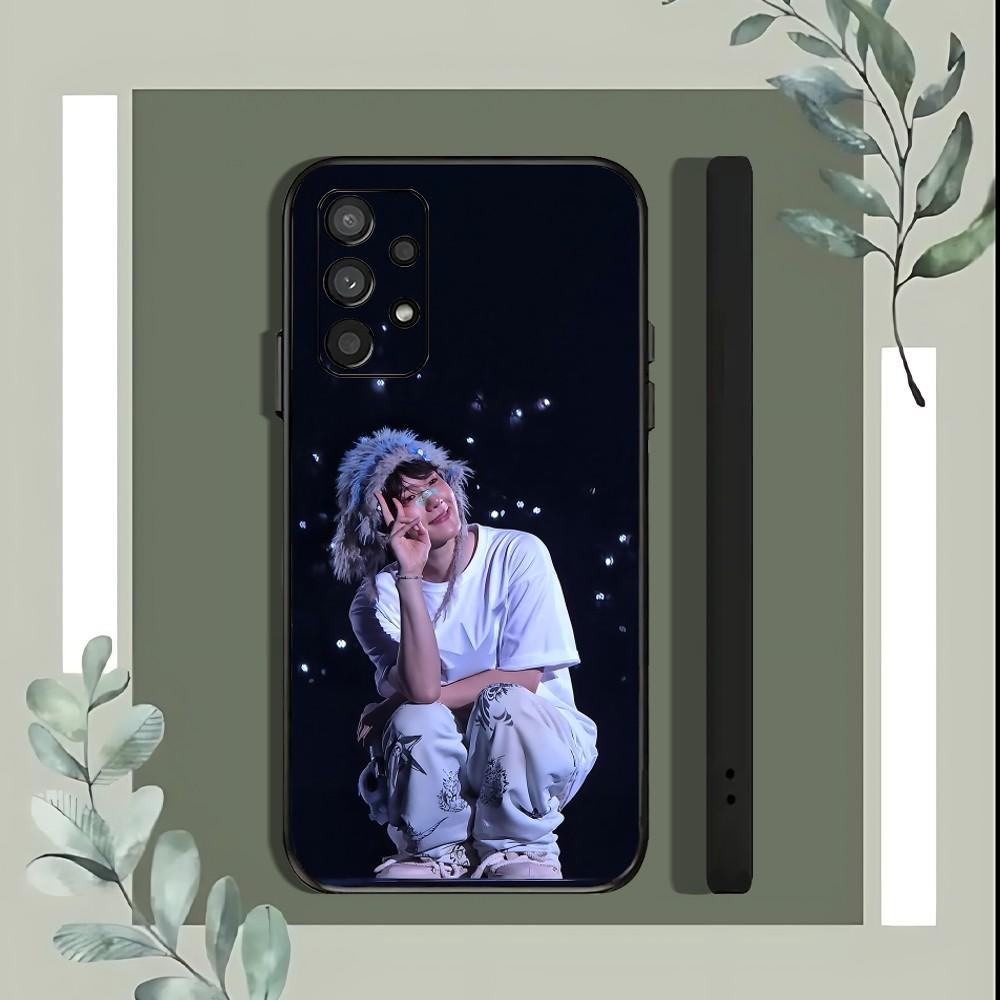 B-BaekHyun Phone Case For Samsung Galaxy A52 A12 A51 S21 Edge S22ULTRA S23 S24 Plus Ultra Black Cover S22ultra5G