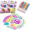 6Pcs Children's Diy Toys Bubble Popcorn Drawing Pens Fun School Stationery New 3D Art DIY Pens Kid