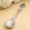 1PC 11cm Royal Style Metal Esculpido Colher de Café Conjunto Vintage Colher de Mesa Colheres de Chá Antigas Colheres de Café Colheres de Sopa