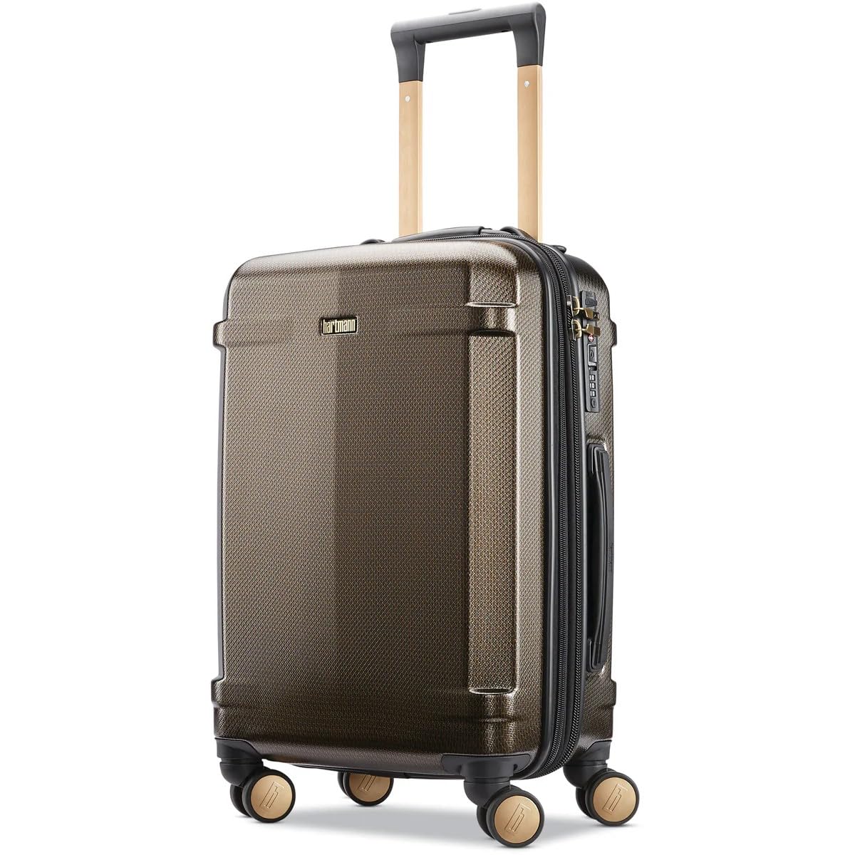 

Hartmann Century Deluxe Carry-On Spinner Suitcase, Expandable, Carry-On, Small, Approx. 40L, 55cm, 3.5kg, Bronze