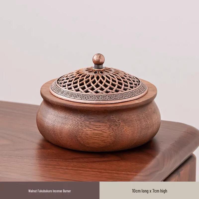 Walnut Wood Incense Burner