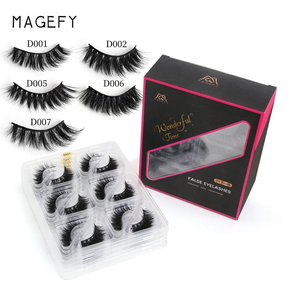 

30 пар 3D/5D норковые ресницы натуральные накладные ресницы объем накладные ресницы макияж наращивание ресниц