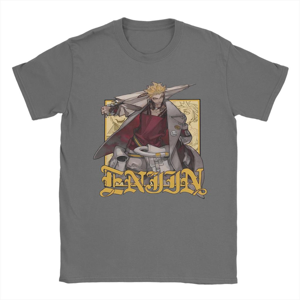 Enjin Gachiakuta Anime T-Shirt for Men  Novelty 100% Cotton Tee Shirt Round Collar Short Sleeve T Shirts Plus Size Clothes