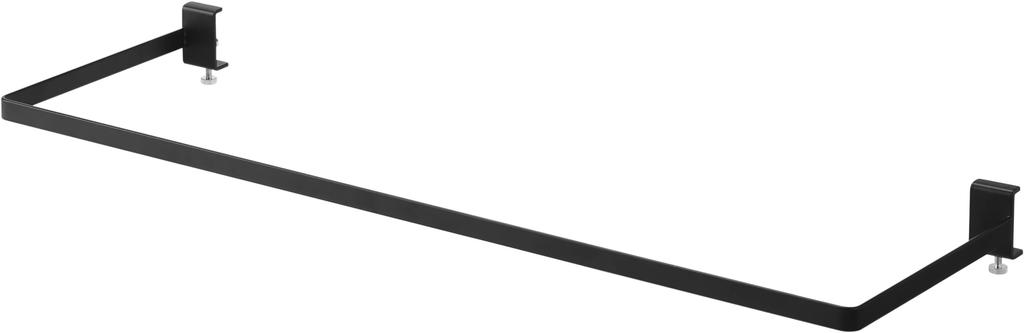 Yamazaki Jitsugyo Indoor Clothes Drying Hanger Depth Wide Black W67.5 X D22 X H5~7cm Tower Room Drying Laundry Drying Hanger Bar 1742