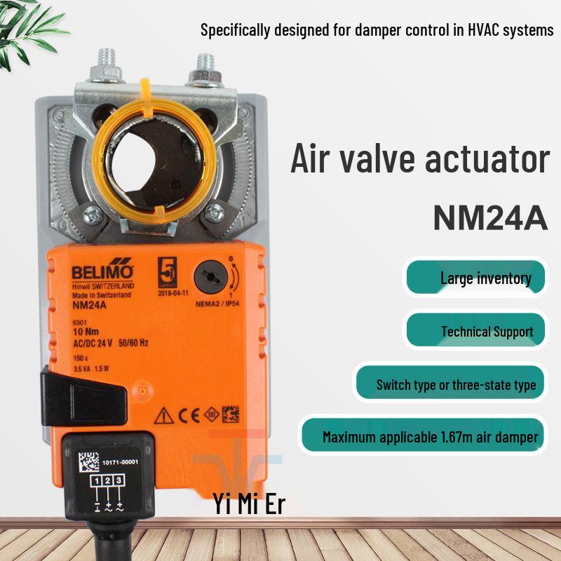 Attuatore Elettrico On/Off per Serranda Aria Belimo NM24A/NMU24 10Nm