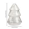 Container Heat Resistant Christmas Tree Shaped Glass Storage Jar Multipurpose