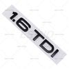 3D 1.6 1.9 2.0 3.0 4.0 TDI Car Trunk ABS Badge Emblem Rear Tailgate Fender Door Adhesive Badge for f2 A4 A5 A6 A7 A8 Q3 Q5 Q7