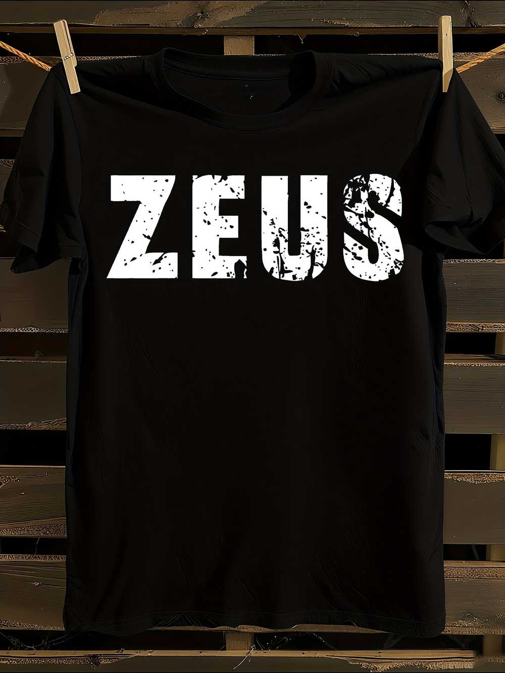 

Zeus Plus Size Greek God Zeus Print T-Shirt Mens Tshirt Womens Tshirts with Letters Print Short Sleeves T-Shirt Casual Street Tee Shirt Top M