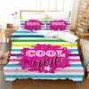 Bedroom Duvet Cover Sets Print Happy Valentine's Day Bedding Set Holiday Gifts Home Textiles Red Rose Bedclothes Double 200x200