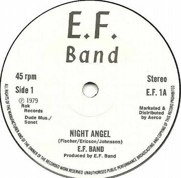 

7inch Record EF BAND - Night Angel / Another Day Gone EF1 ROK 1979 UK Metal Used