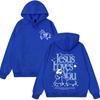 Jesus Loves You Funny Meme Print Hoodie Unisex Winter Oversize Pullover Oversize Long Sleeves Loose Streetwear Sweatshirts