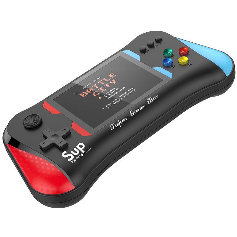 X7M Retro Handheld Game Console: Nostalgic Gaming, Large Screen, 500 Built-in Games, TV Connectivity, Two-Player Mode.