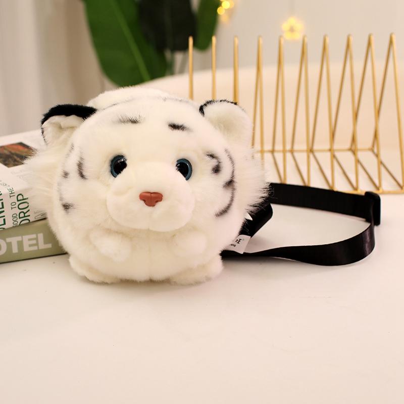 TreasuringU New Cartoon Animals Plush Toys Cute Tiger Stuffed Bags Koala Plush Shoulder Bags Birthday Gifts