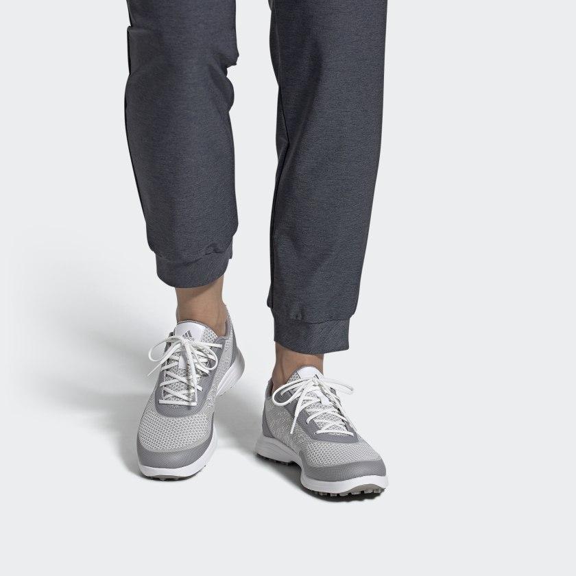 Adidas  Adipure Sport 3 Golf Grey Metallic Women Sneakers Cloud-White Glory-Grey Silver-Metallic FX4063