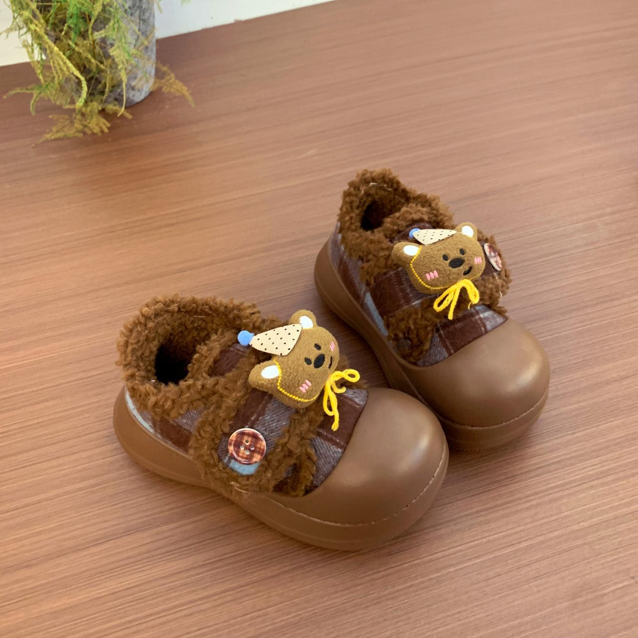 

Women s Large Size Waterproof Soft Sole Autumn and Winter Warm Fur One Snow Boots Padded Lined Non-slip Hiking Casual Sports Cotton Boots Bread Shoes 40/41 темно-коричневого