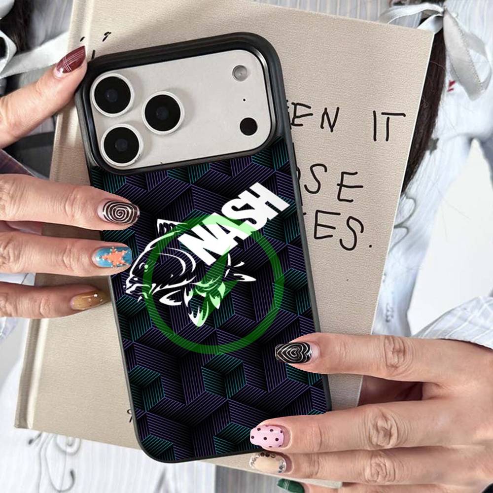 N-Nash Fishing Cool Magnetické nabíjecí pouzdro na telefon Pro IPhone 17 16 14 13 12 11 15 Pro Max Pro Magsafe Bezdrátové
