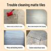 Soft Light Tile Cleaner: Strong Stain Remover for Polishing Matte & Frosted Tiles, Removes Black Marks, Large Container Wax Remover.