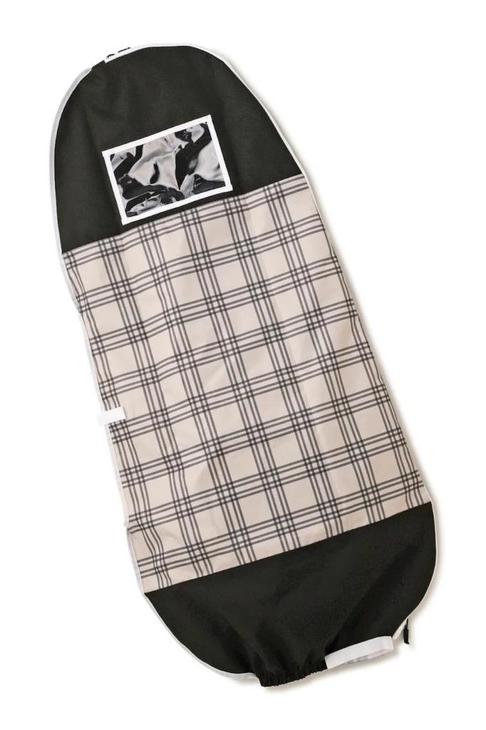 [New Balance] Golf Travel Cover [Leopard Double Check] (Compatible with Caddy Bags Up To 9.5 Inches)  Delivery  012-5184509 041Beige