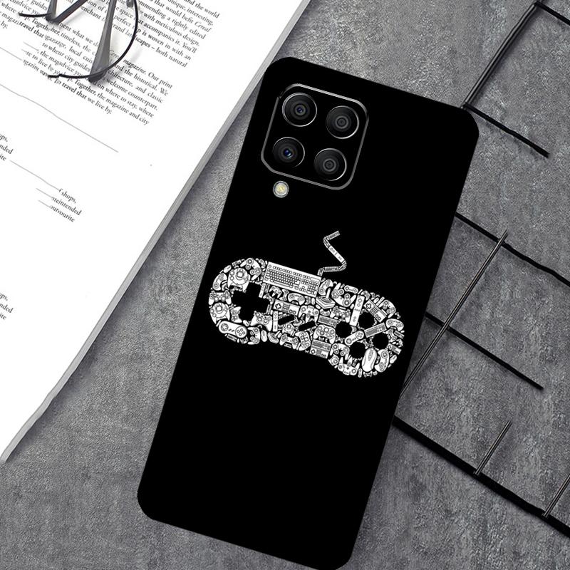 Cool Gaming Controller Case For Samsung Galaxy M15 M11 M12 M13 M14 M06 M16 M36 M56 M31 M53 M32 M52 M35 M55 M34 M54