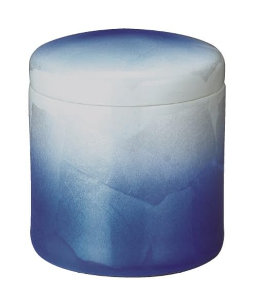 

Фарфор Кутани Серебристо-голубой Буддийский алтарь Домашняя мемориальная урна Урна, [2,3 дюйма] Принадлежности,