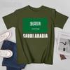 Unisex Short TShirt Vintage Saudi Arabia Flag For Saudi Arabian Gift Tshirt Tees Oneck T Shirts WoUnisex Boys 100 Cotton Unisex