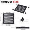 GeeekPi 0.5U Heavy Duty Server Rack Shelf for DeskPi RackMate T1/T0 and 10-inch Server Racks or Network Cabinets, Perforated Design, 25kg Load Capacit