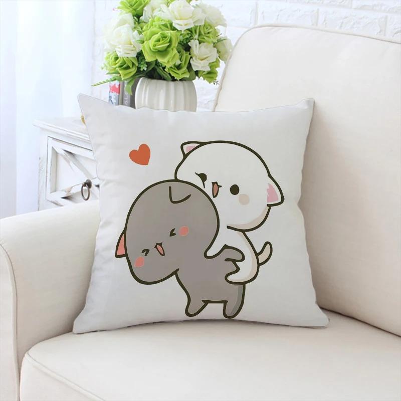 Drăguț ursuleț de desene animate față de pernă auto ornamente birou sufragerie canapea casă față de pernă