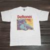 DEFTONES 2025 Tour T-skjorte Unisex Bomull Full Størrelse Hvit Bomulls T-skjorte