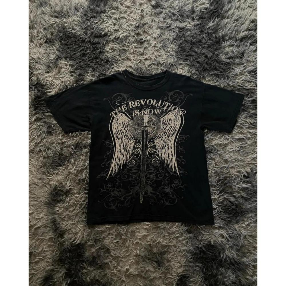 Sommer Herren Personalisiertes Totenkopf-Print Bequemes Rundhals-T-Shirt Outdoor Streetstyle Oberteil Lässige Damenbekleidung