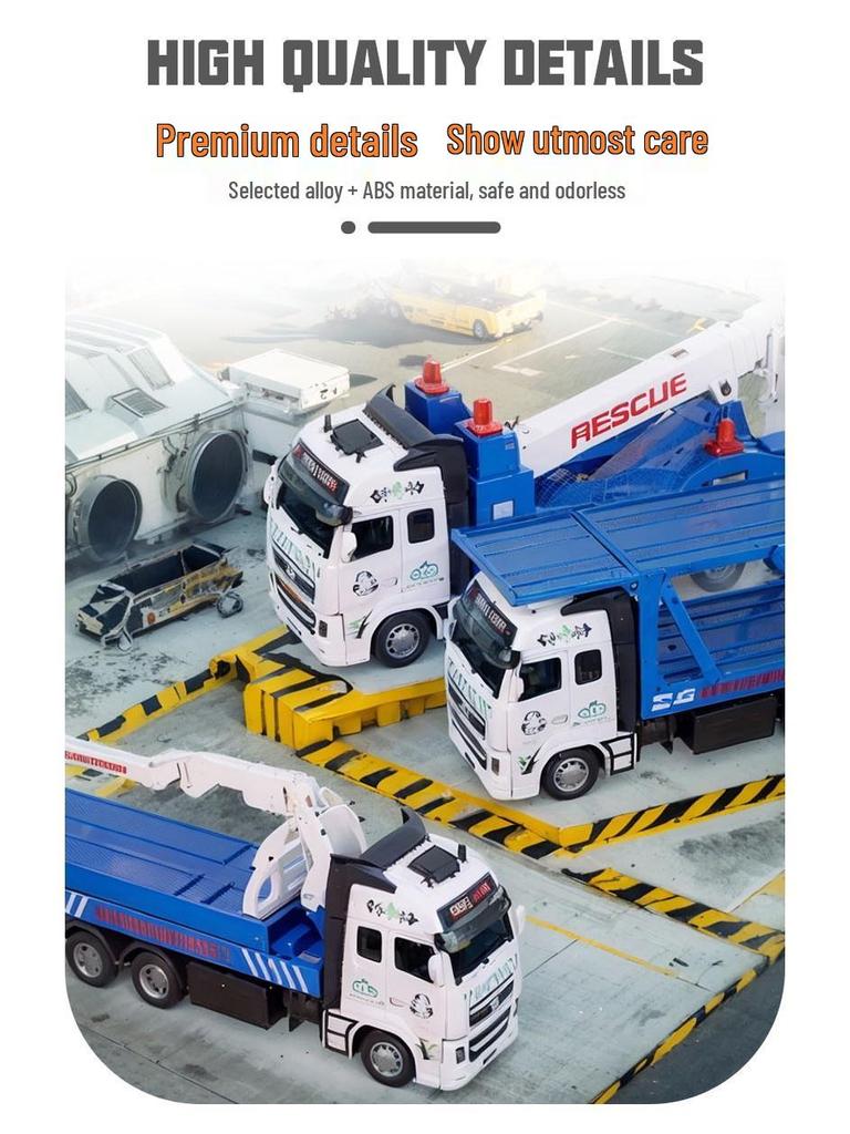 Little King Alloy Toy Pull-Back Excavator - Children's Construction Vehicle Model 