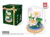Micro Particle Building Blocks: Sunflower and Rose Bouquet for Valentine's, Qixi, Teacher's Day, and Christmas.
