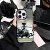 Apache AH-64 Helicopter Gunships   Phone Case For iPhone17,16,15,14,13,12,11 Plus,Pro Max Colored Silver Plated Inside Cover