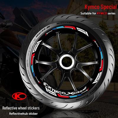Kymco Xciting/CT250/300/400/AK550 Reflective Wheel Stickers