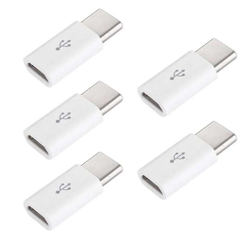 200PCS USB Type-C to Micro Charging Converter for Xiaomi Redmi Note 11S 10S 9S 8T 9T 10T 7 8 9 10 11 Pro Max USB OTG Adapter