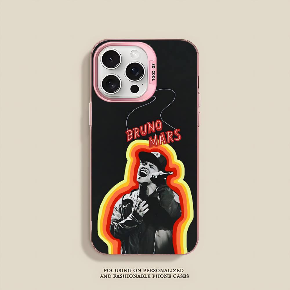 Bruno Mars Phone Case For iPhone 17 16 15 14 13 12 11 Pro MAX Matte Shockproof Back Anti Fall Matte Cover