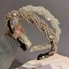 Women's Vintage Headband Set Solid Color Plastic Daily Headbands with Imitation Pearls Wedding & Daily Wear Essentials | Elegant Design | Featherless