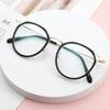 Transparent metal frame Computer Glasses Frame Women Men Anti Blue Light cat eye Eyewear Blocking Optical Spectacle Eyeglass