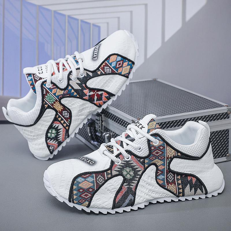 2025 NEU Herren Outdoor Canvas Atmungsaktive Freizeitschuhe Komfort Sport Weiße Schuhe Flache Sohle Lässige Sneaker Zapatillas Hombre