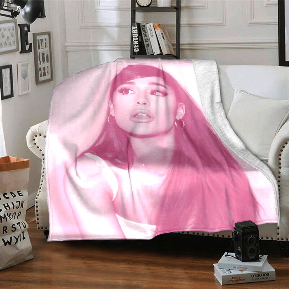 Pink Fashion Model Blanket Soft Throw Blanket For Home Bedroom Bed Sofa Travel Office Solid Christmas Blanket