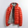 Light down jacket women's light short hooded light double-sided wear double-sided wear jacket new year