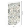 Colorful Moroccan Mosaic Wallpaper for Living Room and Bedroom 50x1000