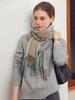 Imitation Cashmere Women Scarf Winter Ladies Preppy Style Vintage Plaid Scarve Pashmina Tassel Mujer Foulard Bufanda Wrap Shawl
