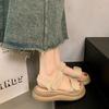 Platform sandals women's new summer sports soft-soled work versatile, not tired feet non-slip beach shoes