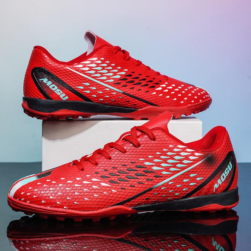 New Long Nail Youth Football Shoes Non-slip and Wear-resistant Competition Training Shoes Adult Broken Nail Sports Shoes Men