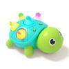Teething Silicone Turtle: Sound & Light Educational Crawling Toy for Babies